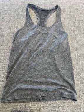 lululemon athletica Gray Racerback Tank